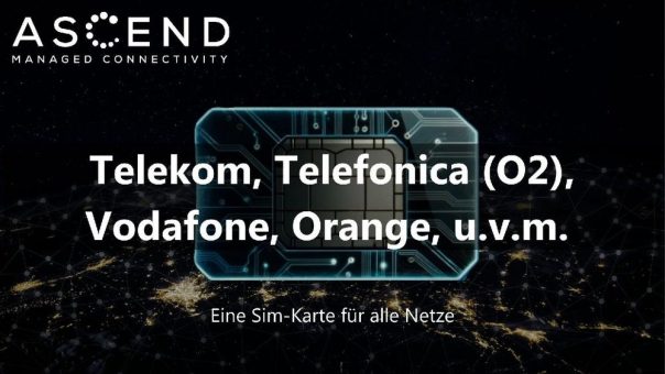 ASCEND GmbH bietet ab sofort SIM-Karten mit festen IP-Adressen an