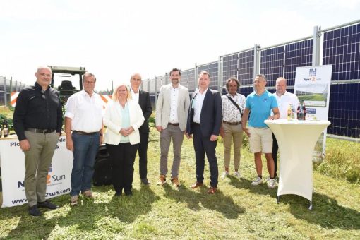 Baden-Württembergs Minister für ländlichen Raum Peter Hauk eröffnet Next2Sun Agri-Solarpark Epfendorf