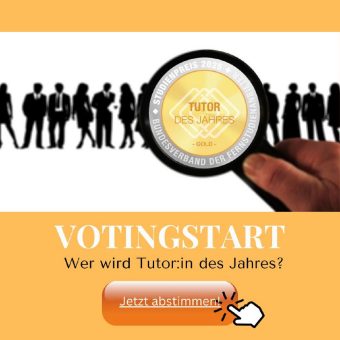 Online-Abstimmung:  „Tutor des Jahres“ gesucht!