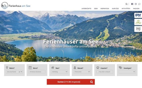 Neues Portal Ferienhaus-am-See.de