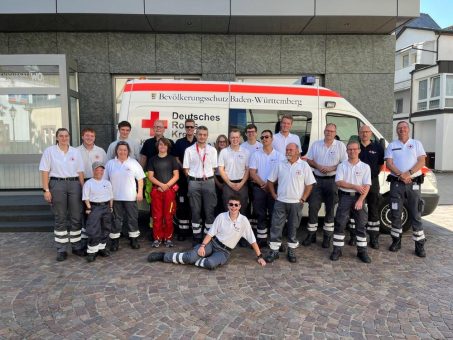 DRK zieht ein positives Fazit des Sanitätswachdienstes am Zwetschgenfest