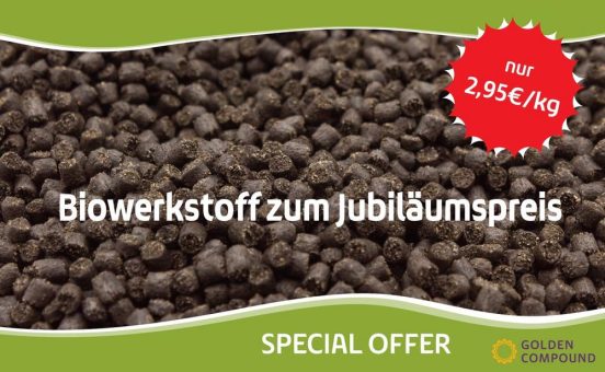 Unglaublich! Heimkompostierbarer Bio-Kunststoff für nur 2,95€/kg!