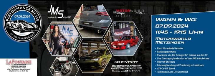 Performance Messe Part V: das Tuning – Mega – Event in Schwaben am 7. September