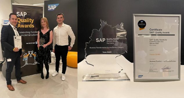 Zalaris wird mit dem SAP Quality Award in der Kategorie Business Transformation ausgezeichnet