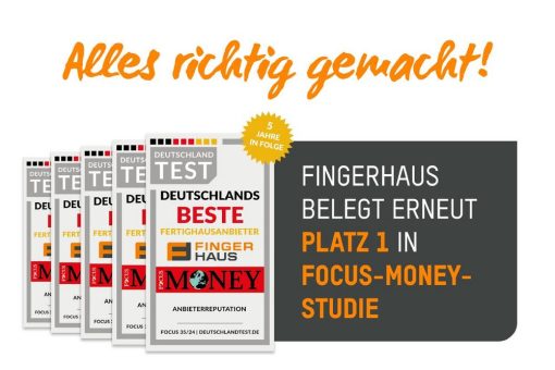 FingerHaus erneut mit Platz 1 in Focus-Money-Studie