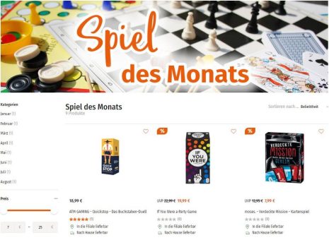 QuickStop erneut als Spiel des Monats ausgezeichnet