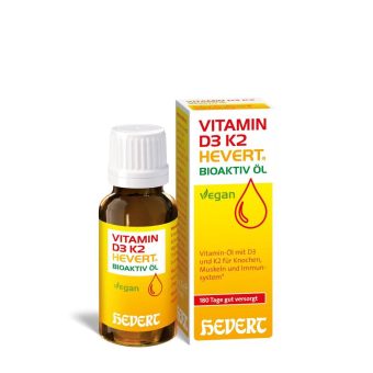 Neu: Vitamin D3 K2 Hevert Bioaktiv Öl