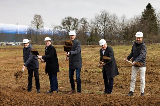 Spatenstich für Neubau im Energie- und Technologiepark Marbach