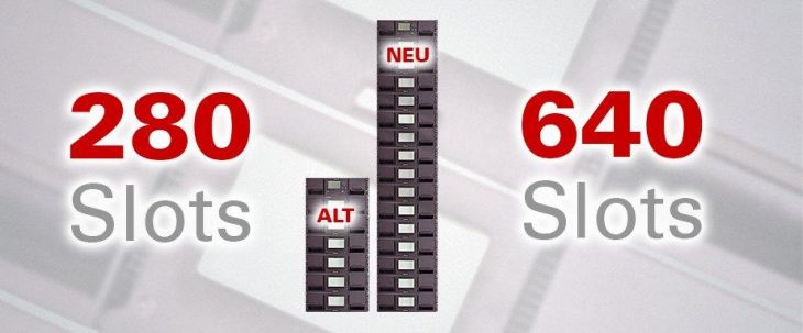 Qualstar Q40 Tape Library jetzt mit 640 slots und 28.8 PB Kapazität