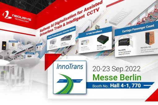 Neousys stellt auf der InnoTrans 2022 Bahn-Computer für die KI-Digitalisierung vor