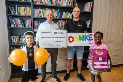 BBBank Stiftung unterstützt Arche Kinderstiftung mit 100.000 Euro