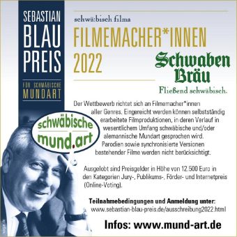 Schwäbisch-alemannischer Sebastian-Blau-Filmpreis 2022