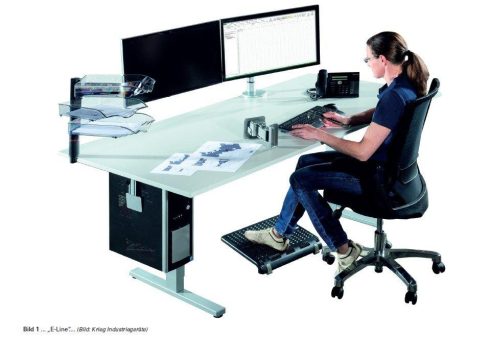 Ergonomische Stellschrauben am CAD-Arbeitsplatz