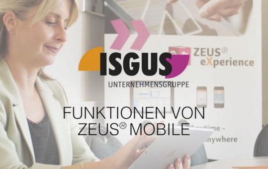 Funktionen der ISGUS App – mobile Zeiterfassung