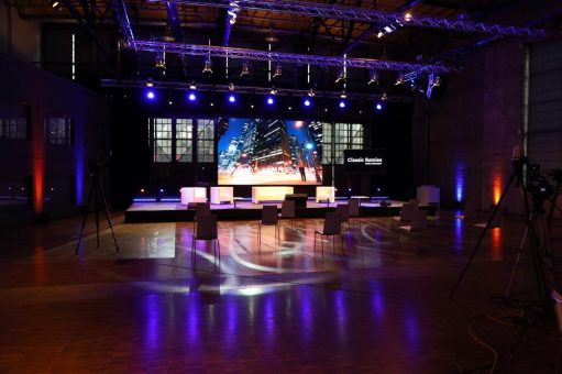 Hybride Events mit Full-Service im Studio der Classic Remise Düsseldorf