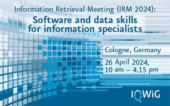 Information Retrieval Meeting 2024 – die nächste Stufe: Megadatenbanken, künstliche Intelligenz und jetzt?