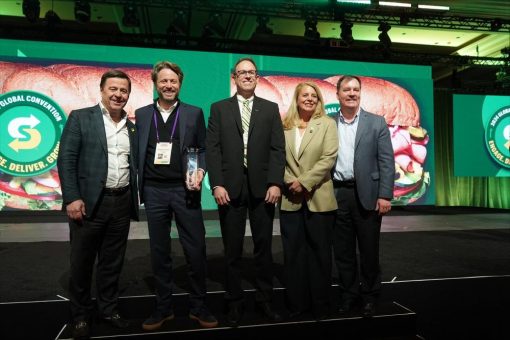 Bizerba wird bei der Subway Global Convention 2024 mit dem renommierten „Supplier of the Year“ Award ausgezeichnet