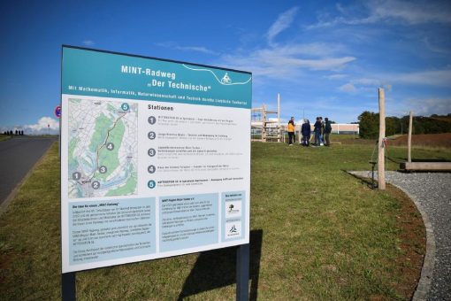 Feierliche Eröffnung des MINT-Radwegs „Der Technische“ bei WITTENSTEIN in Harthausen