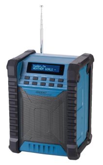 auvisio Digitales DAB+/FM-Baustellenradio DOR-800, Bluetooth, 80 Watt, IP54, Akku