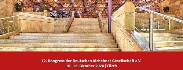 Ab 10. Oktober: 12. Kongress der Deutschen Alzheimer Gesellschaft in Fürth: „Demenz: Hinsehen. Helfen. Handeln.“