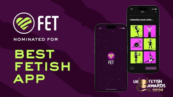 FET-App für Beste App bei den UK Fetish Awards 2024 nominiert