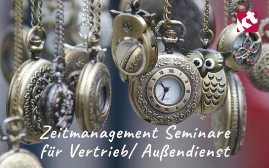 Zeitmanagement für den Außendienst – Spezial-Seminar für den Vertrieb mit „SEHR GUT“ (1,3) bewertet