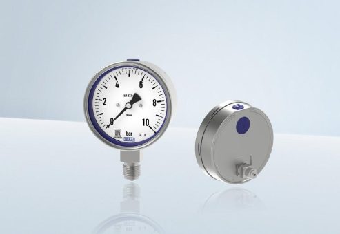 Edelstahl-Manometer und -Thermometer von WIKA erhalten optisches und funktionales Facelift