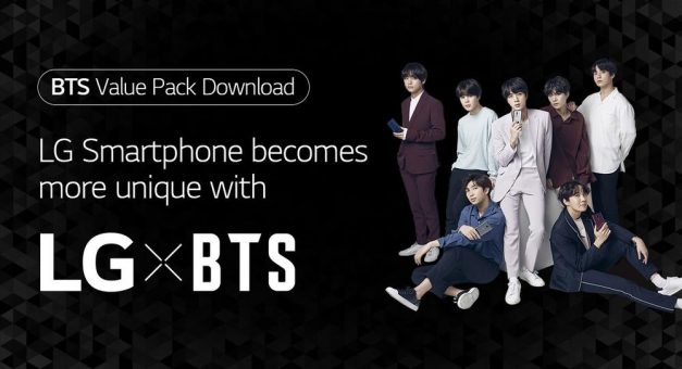 Exklusive Designs der K-Pop-Band BTS für LG Smartphones