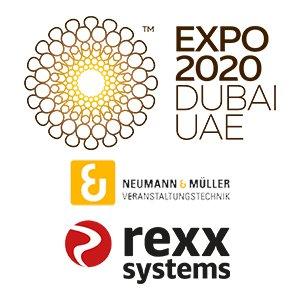 Neumann&Müller Veranstaltungstechnik baut für Expo 2020 Dubai auf rexx systems