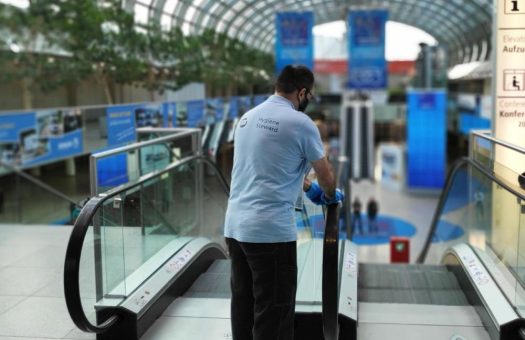 ISS Cleaning sorgt bei Messe für Hygiene in Corona-Zeiten