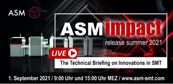 ASM stellt Neuheiten im Livestream vor