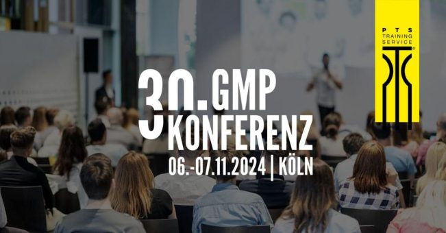 30. GMP-Konferenz by PTS Training Service