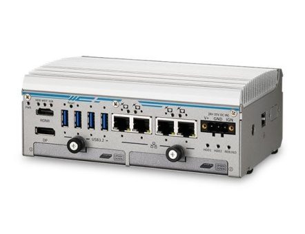 Lüfterloses kompaktes Überwachungssystem mit Intel Core™ i3-CPU, vier PoE+-Ports und Dual SSD RAID 0/1/JBOD für modernste Sicherheit