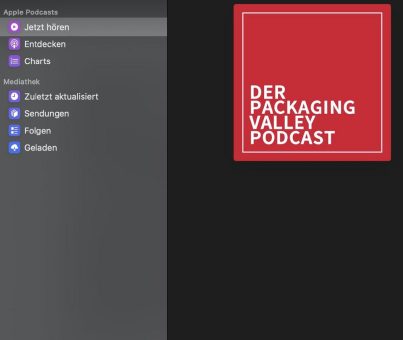 Packaging Valley On-Air – Podcast für die Verpackungsmaschinenbranche