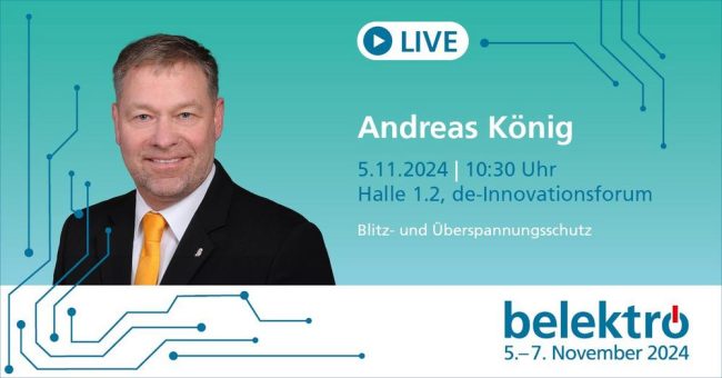 Unsere Expertenvorträge auf der belektro 2024