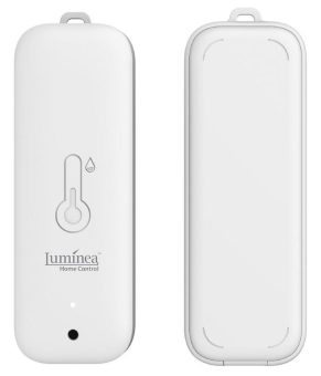 Luminea Home Control WLAN-Außen- und Innen-Temperatur- und Luftfeuchtigkeitssensor, IP65