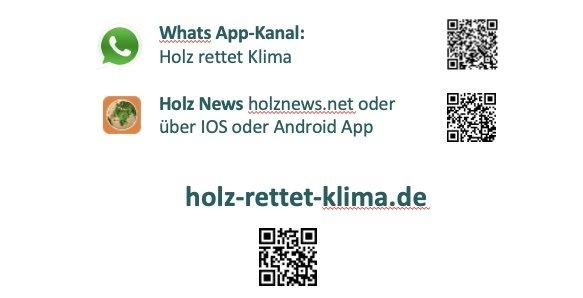 „Holz rettet Klima“