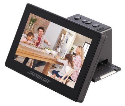 Somikon Stand-Alone-Dia- & Negativscanner SD-1100, 17,8 cm/7″-IPS-Display, 25 MP, HDMI