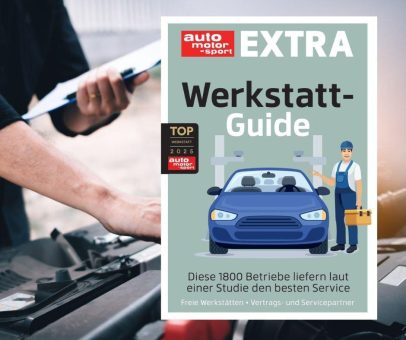 auto motor und sport jetzt mit Beilage „Werkstatt-Guide“