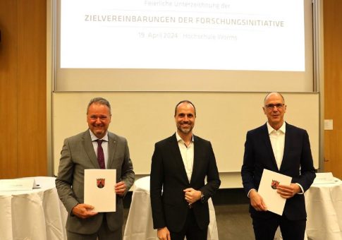 Forschungsinitiative des Landes fördert die Hochschulen Ludwigshafen und Worms mit insgesamt je 750.000 €