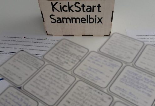 Erfolgreicher Abschluss des Kickstart-Ideenwettbewerbs auf dem Campus – Innovationen auf Bierdeckeln