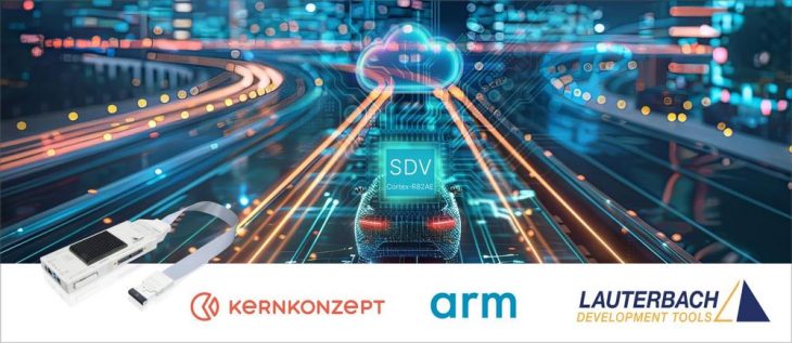 Lauterbach und Kernkonzept präsentieren branchenführende Hypervisor-Lösung für Arm Cortex-R82AE