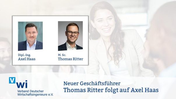 Neuer Geschäftsführer des VWI: Thomas Ritter folgt auf Axel Haas