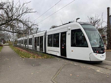 Mit dem 25. Urbos ist die VAG-Flotte vorerst komplett