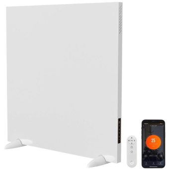 Sichler WLAN-Hybrid-Infrarot- & Konvektor-Heizpanel EHZ-2200.ir, 550 Watt, IP44, 60 x 60 cm