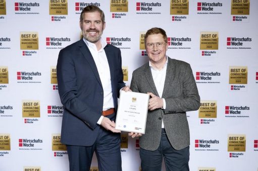 Erneut „Best of Consulting“-Award für UNITY