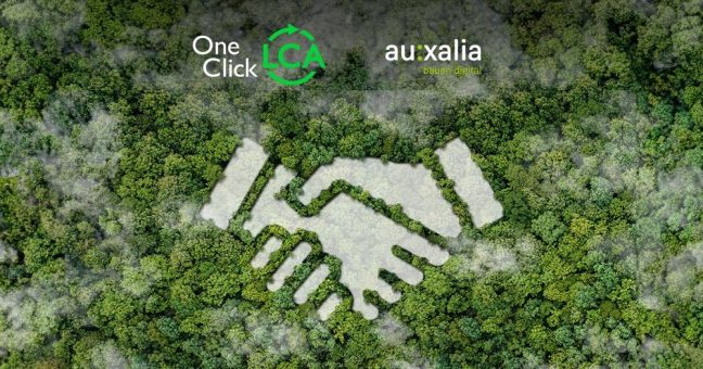 auxalia und One Click LCA gehen strategische Partnerschaft für eine nachhaltigere Bauplanung ein