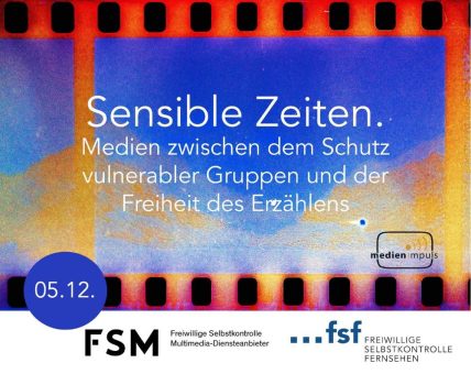 Einladung zur medien impuls-Veranstaltung: „Sensible Zeiten – Medien zwischen dem Schutz vulnerabler Gruppen und der Freiheit des Erzählens“