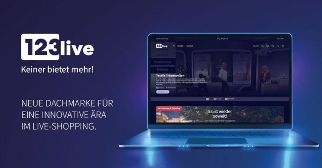 123.tv wird zu 123.live: Neue Dachmarke für eine innovative Ära im Live-Shopping