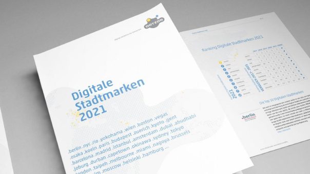 DOTZON-Studie „Digitale Stadtmarken 2021“ – .berlin auf Platz 1